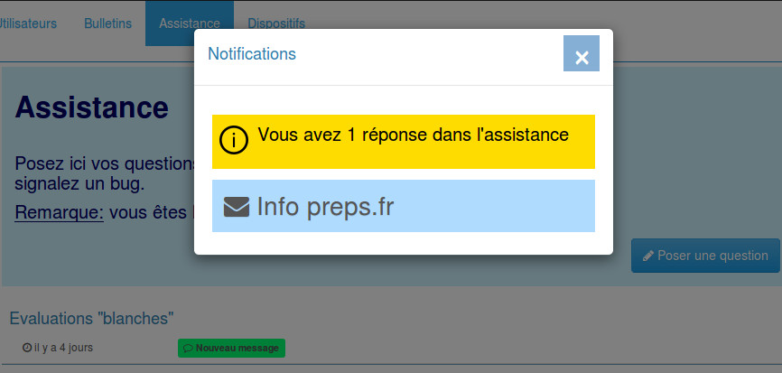 assistance pour écoles, collèges et lycée